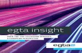egta insight - Home | egta...• The volume and quality of the content on offer (size of library, how recently the content was produced) • The availability or otherwise of HD and