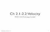 Ch 2.1-2.2: Velocity - uwyo.edu · Day02 Author: Hannah Jang-Condell Created Date: 1/27/2016 6:39:59 PM ...
