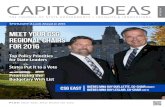CAPITOL IDEAS - Council of State Governments...CAPITOL IDEAS, ISSN 2152-8489, JAN/FEB 2016, Vol. 59, No. 1—Published bimonthly by The Council of State Governments, 2760 Research
