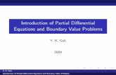 Introduction of Partial Differential Equations and ...staff.utar.edu.my/gohyk/UCCM3003/00_intro_PDE.pdf · Outline I De nition I Classi cation I Where PDEs come from? I Well-posed