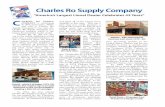 Charles Ro Promo Adcharlesro-com.3dcartstores.com/assets/pdf/aboutus.pdf · 2017-01-02 · Charles Ro Supply was shipping items world-wide and the mail order business nourished. In