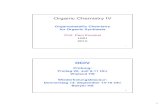 Organic Chemistry IV - Paul Knochel8. J. Hartwig, Organotransition Metal Chemistry: From Bonding to Catalysis , Palgrave Macmillan, 2009, ISBN-13: 978-1891389535 9. P. Knochel, Handbook