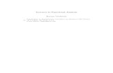 Lectures in Functional Analysis Roman Vershyninrvershyn/teaching/2010-11/602/functional-analysis.pdfLectures in Functional Analysis Roman Vershynin Department of Mathematics, University