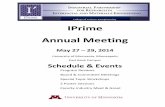 IPrime Annual Meeting · Modern Polymer Characterization Methods-1 (MP) p. 7 Interfacial Rheology, Nanostructural Materials and Processes (NMP) p. 8 Microneedle Based Delivery of