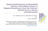 Improving Response to Household Surveys Using Mail Contact ...kostat.go.kr/iwsm/download/2014/1. Don A. Dillman.pdf · Internet, Phone, Mail and Mixed-Mode Surveys: the Tailored Design