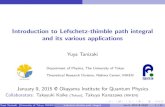 Introduction to Lefschetz-thimble path integral and …tanizaki/talk/OIQP_2015.pdfIntroduction to Lefschetz-thimble path integral and its various applications Yuya Tanizaki Department