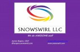 SNOWSWIRL LLC - WordPress.com · SNOWSWIRL LLC . Every year about 1,500 Americans die every winter while shoveling snow ... Snow & Ice Management Association 2016 Report on private