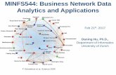 MINFS544: Business Network Data Analytics and Applications79648cad-5f4a-4d58... · 1736 Mathematical foundation –Graph Theory 1930 Social Network Analysis and Theories Sociogram: