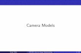 Camera Modelsfidler/slides/2019/CSC420/lecture10.pdf · [Pics from: A. Torralba, Forsyth & Ponce] We will use the pinhole model as an approximation Since it’s easier to think in