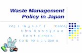 Waste Management Policy in Japanweb.econ.keio.ac.jp/staff/myamagu/seminar_www/2003/... · Shortage of landfills Limited natural resources Remaining capacity & years of landfills 0