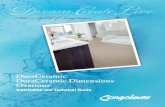 Add a Splash of Imagination - Congoleum.com · use Installing tile over all approved For sealing joints in ungrouted For use with DuraCeramic, DuraCeramic Dimensions floor surfaces