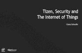 Tizen, Security and The Internet of Thingskernsec.org/files/lss2014/schaufler_201408-LinuxSecuritySummit-Tiz… · Tizen Security Basics Smack Capabilities User Based Controls Systemd