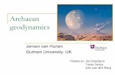 When did plate tectonics start?archenv.geo.uu.nl/pdf/van_Hunen_Early_Geodynamics.pdf · Today’s dynamics of the solid Earth Plate tectonics dominate dynamics Mantle plumes origin