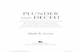 PLUNDER AND DECEIT - Mark Levin ... PLUNDER AND DECEIT 111 President Barack Obama. On January 17, 2008,