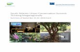 South Atlantic Urban Conservation Summit: Thinking ... · South Atlantic Urban Conservation Summit: Thinking Megaregionally Summary Report . 5 . Interviewees highlighted several priorities