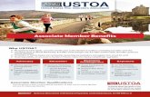 Associate Member Benefits - USTOA · 2017-02-07 · and one (1) Associate Member. The Associate Member logo signifies to travel and trade consumers alike that your company . has met