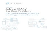 Solving DSAR's Big Data Problem2 - Integris · White Paper Solving DSARs’ Big Data Problem Four recommendations plus the one thing you should never do