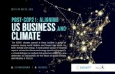 POST-COP21: ALIGNING US BUSINESS AND CLIMATE · US BUSINESS AND POST-COP21: ALIGNING CLIMATE The COP21 climate summit in Paris instilled a sense of urgency among world leaders and