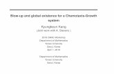Blow-up and global existence for a Chemotaxis-Growth systemcmac.yonsei.ac.kr/seminar/2016_CMAC_Workshop/file/kang-20160401.pdfApr 01, 2016  · Blow-up and global existence for a Chemotaxis-Growth