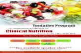 15 International Conference on Clinical Nutrition...Clinical Nutrition Vienna, Austria | May 24-26, 2018 15th International Conference on Theme: Better Care through Better Nutrition