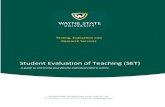 Student Evaluation of Teaching (SET) · Student Evaluation of Teaching (313) 577-2777 Page 7 Save or Print Reports (cont’d) Chrome browser report output. Internet Explorer browser