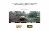 THE KENAI BROWN BEAR POPULATION ON€¦ · the Kenai brown bear population was desirable (IBBST 2001). However, unlike many other areas in Alaska which support brown bears, the Kenai