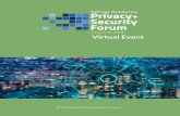 May 6-8, 2020 Virtual Event - Privacy+Security Academy · 2020-04-27 · Virtual Lunch Tables. Join a virtual table in a more informal group conversation with up to 8 people. Each
