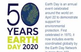 Earth Day is an annual event celebrated around the world ... · Earth Day is an annual event celebrated around the world on April 22 to demonstrate support for environmental protection.