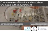 Contamination of Plastics and Associated Chemicals in the ... · Contamination of Plastics and Associated Chemicals in the Environment. Policy/ Management. Sources. Contamination.