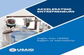 Accelerating Entrepreneurs: Insights from USAID's Support ... · peers, growing revenues 1.5 times faster and jobs twice as fast. Yet, despite owning faster-growing businesses, women