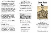 Special Weekend Events Jesse James · 2019-11-15 · Check us out on “On Amazon Prime: “Tales of the Wild West” Jesse James Days Take part in an Old West raid on the train.