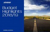 Budget Highlights 2018/19 - KPMG · 2020-04-22 · Budget Highlights 2018/19 3 Budget Snapshot This Government’s fourth budget entitled “Pursuing our transformative journey”