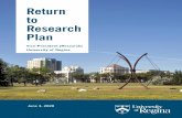 Return to Research Plan · 2020-06-15 · Risk assessment - A risk assessment form (see Appendix A) has been created for researchers to complete in order to obtain permission to return