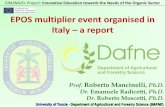 EPOS multiplier event organised in Italy – a reportepos-project.net/wp-content/uploads/2015/04/EPOS-Conference-in-Italy-report-feedback.pdfmultiplier event organised in Italy –