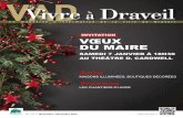 INVITATION VŒUX DU MAIRE - Draveil · Centre commercial Carrefour Market (derrière la Station de lavage) 6, avenue de l’Europe - 91210 Draveil Tél. : 01 69 40 00 98 U DRAVEIL