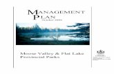 M ANAGEMENT P LAN - British Columbia · Plan Highlights 9 Moose Valley and Flat Lake Parks were designated as a result of the Cariboo-Chilcotin Land-Use Plan. Both areas were highlighted