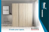 Create your space.… · STEP 2 STEP 3 4 5 3 STEP BUYING PROCESS ADD DOORS Next select the finish of your door. You can select from white, oak, high gloss white and a mirror finish.