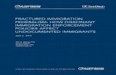 FEDERALISM: HOW DISSONANT FRACTURED IMMIGRATION ... · The literature on immigration federalism frames and informs this investigation. There is a strong and growing literature on