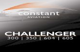 CHALLENGER · Challenger 300/350 Program Manager Ryan Wilson As Constant Aviation’s Challenger Program Manager, Ryan is available to our Challenger customers for any technical support