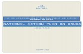 NATIONAL ACTION PLAN ON DRUGS€¦ · Web viewThe third National Action Plan on Drugs covers the supply reduction, demand reduction, international cooperation, data collection, research,