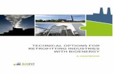 TECHNICAL OPTIONS FOR RETROFITTING INDUSTRIES WITH … · Retrofitting is one of the fast ways to increase Europe’s renewable energy share by making the energy production of existing
