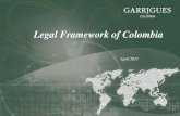 Legal Framework of Colombia - Garrigues€¦ · Legal Framework of Colombia ... Foreign trade Tax regime ... Registration: Foreign investment shall be registered before the Colombian