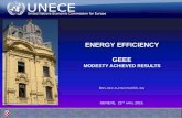 ENERGY EFFICIENCY GEEE - energy efficiency geee modesty achieved results ... the basic characteristics