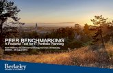 A Powerful Tool for IT Portfolio Planning PEER BENCHMARKING · PEER BENCHMARKING A Powerful Tool for IT Portfolio Planning Noah Wittman, Educational Technology Services, UC Berkeley
