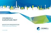 CROMWELL EUROPEAN REIT€¦ · 04-06-2020  · Experienced Manager, backed by a committed EPRA -Nareit Index included Sponsor Cromwell Property Group with strong Pan- European platform