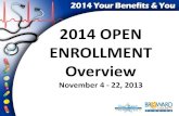 2014 OPEN ENROLLMENT Overview - Broward County•Health Care Reform Update and Changes ... •Open Enrollment Overview ... Basics of 2014 HCR 6 . Broward County Healthcare Increases