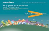 State of California and Accenture · Jens Egerland Managing Director, State of California Accenture ... and coaching in the areas of resume writing, mock interviewing and professional