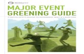 major EvEnt grEEning guidE ›› a practical guidE to ... · 2 major EvEnt grEEning guidE ›› a practical guidE to rEducing thE EnvironmEntal impact of a major EvEnt introduction