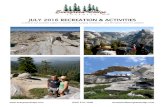 JULY 2016 RECREATION & ACTIVITIES - Evergreen Lodge€¦ · JULY 2016 RECREATION & ACTIVITIES (schedule and activities subject to weather and changing conditions – visit Recreation
