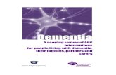 Dementia - Alzheimer Scotland...Animal Assisted Therapy/Animal Assisted Interventions – treatment in which interaction with animals is used to improve elements of a persons functioning